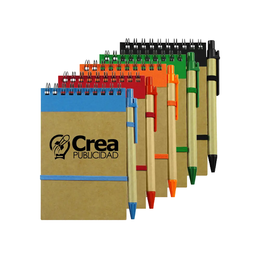 Libreta Ecológica con Lápiz Color