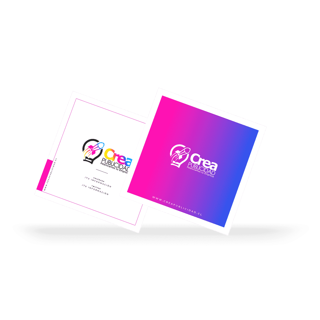 Tarjetas de Presentación Cuadradas