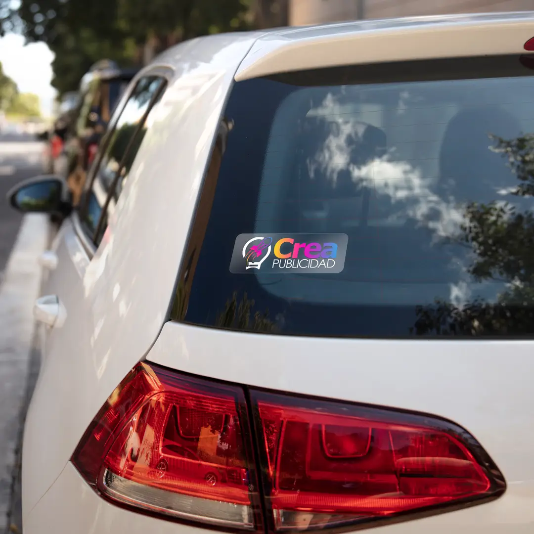 Stickers Transparente Tipo Espejo