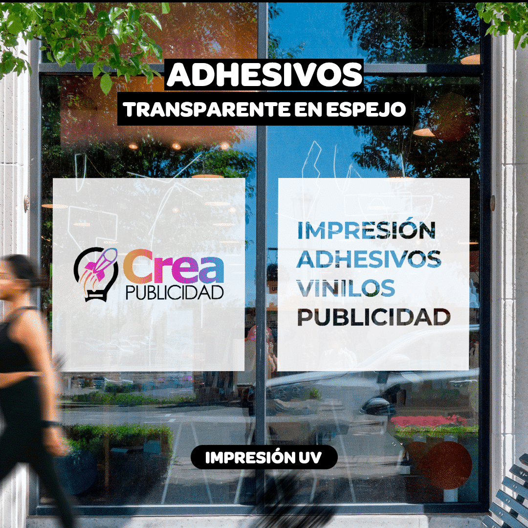 Adhesivo Transparente Tipo Espejo