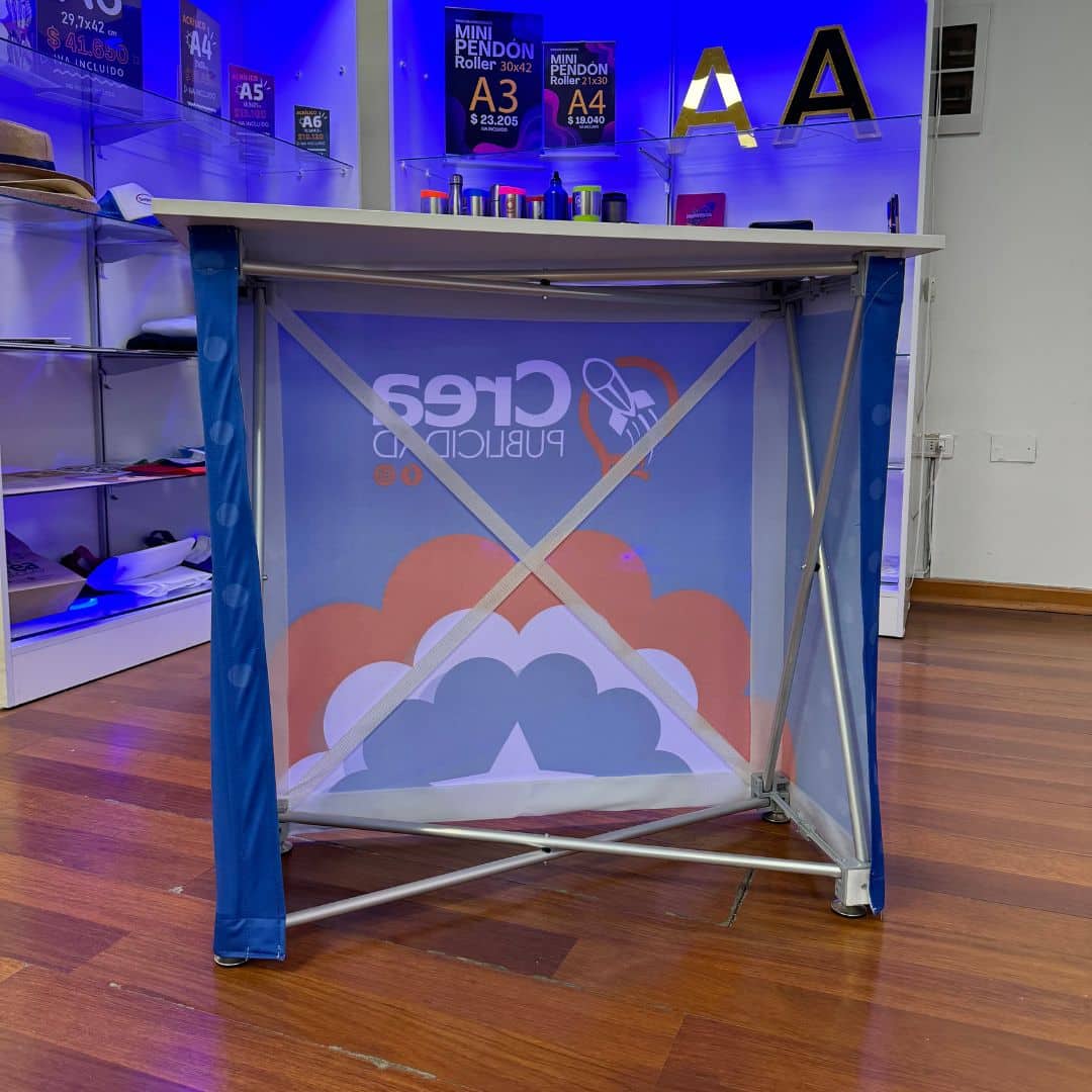 Stand Publicitario Mesa Counter Textil 80x80