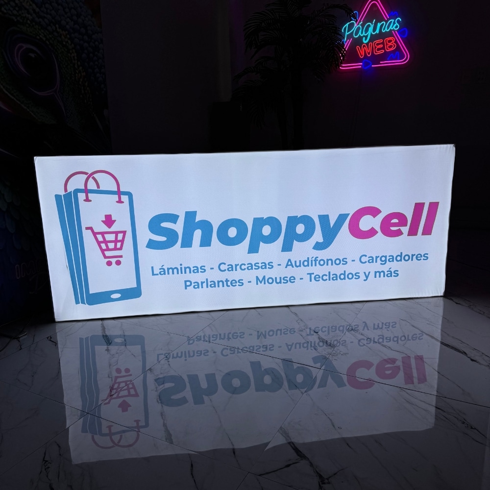 Led Box Totem Una cara