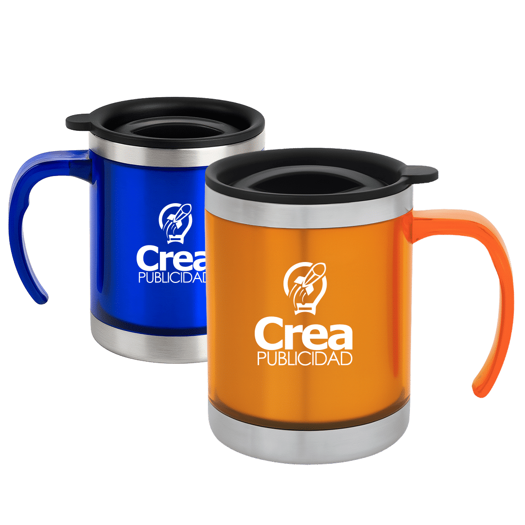 Mug Cilindro 400cc Acero Inoxidable