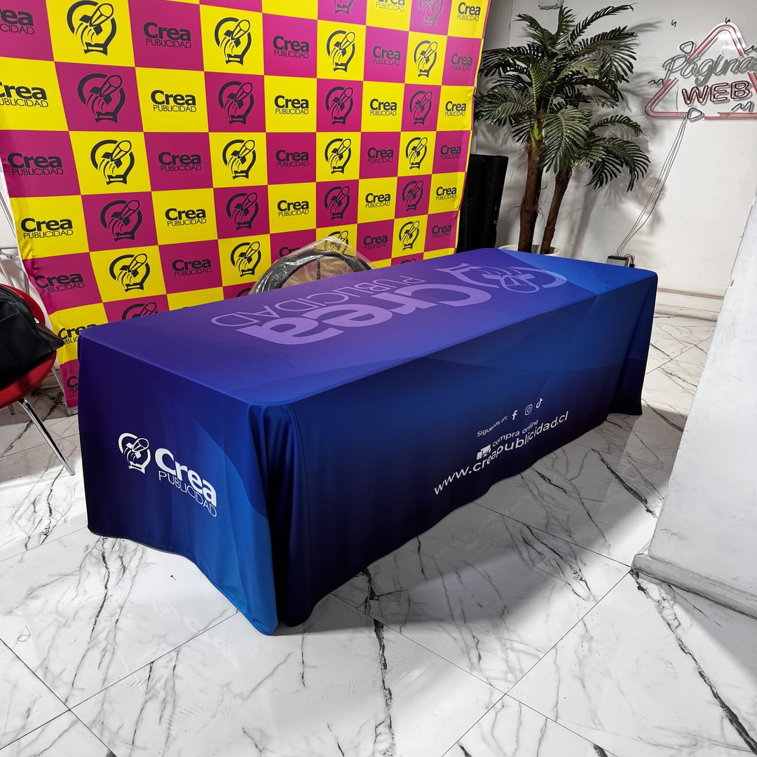 Punto de Venta - Mesa Plegable con Mantel Suelto