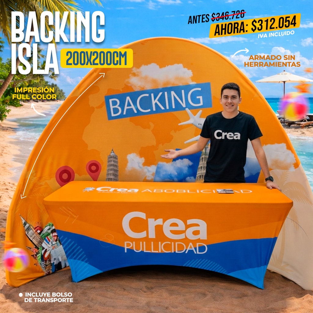 Backing Isla 360º